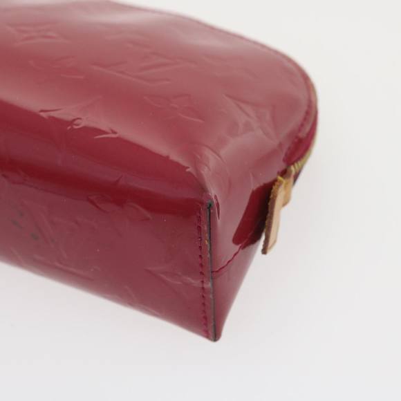 LOUIS VUITTON Vernis Pochette Cosmetic Pouch Rose Indian M90009 LV Auth rz269 - Picture 8 of 16